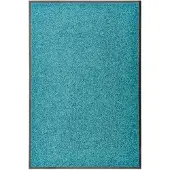 vidaXL Paillasson lavable Cyan 60x90 cm