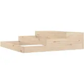 vidaXL Jardinière 107x107x27 cm Bois massif de pin