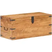 vidaXL Coffre 90x40x40 cm Bois d'acacia solide