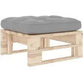 vidaXL Pouf palette de jardin bois de pin imprégné