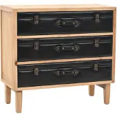 vidaXL Armoire à tiroirs bois de sapin massif 80x36x75 cm
