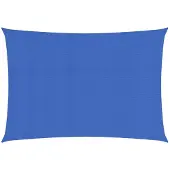 vidaXL Voile d'ombrage 160 g/m² Bleu 2x4,5 m PEHD