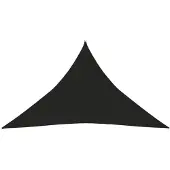 vidaXL Voile d'ombrage 160 g/m² Noir 4x4x5,8 m PEHD
