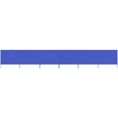 vidaXL Tissu brise-vent 6 pièces 800 x 120 cm bleu azur