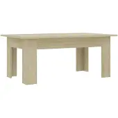 vidaXL Table basse en chêne Sonoma 100x60x42 cm Bois composite