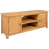 vidaXL Armoire TV 110x35x44 cm chêne massif