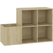 vidaXL Armoire à chaussures d’entrée chêne sonoma bois ingénierie