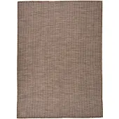 vidaXL Tapis à tissage plat d'extérieur 200x280 cm Marron
