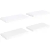 vidaXL Étagères murales flottantes 4 pcs Blanc 50x23x3,8 cm MDF