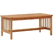 vidaXL Table basse 102x50x43 cm en bois massif d'acacia