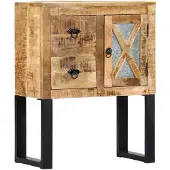 vidaXL Buffet 60 x 30 x 76 cm bois massif Mango
