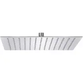 vidaXL Regenduschkopf Quadrat 30 x 30 cm Edelstahl 304