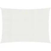 vidaXL Voile d'ombrage 160 g/m² blanc 6x7 m HDPE