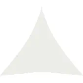 vidaXL Voile d'ombrage 160 g/m² blanc 4x5x5 m HDPE