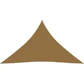 vidaXL Voile d'ombrage 160 g/m² Taupe 4x4x5,8 m PEHD