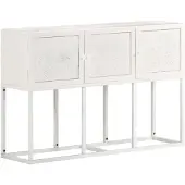 vidaXL Buffet 115x30x76 cm bois massif de mangue