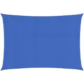 vidaXL Voile d'ombrage 160 g/m² Bleu 2x4 m PEHD