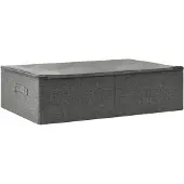 vidaXL Boîte de rangement Tissu 70x40x18 cm Anthracite