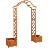 vidaXL Pergola de jardin avec jardinière Bois pin massif