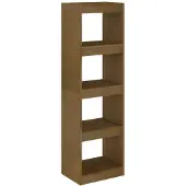 vidaXL Bibliothèque/Séparateur de pièce Marron miel 40x30x135,5 cm Pin