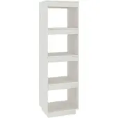 vidaXL Bibliothèque/Séparateur de pièce Blanc 40x35x135 cm Pin massif