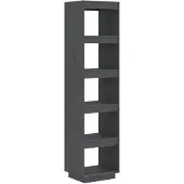 vidaXL Bibliothèque/Séparateur de pièce Gris 40x35x167 cm Pin solide