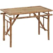 vidaXL Table de jardin pliante 115x50x75 cm bambou