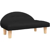 vidaXL Hundekorb 70x52x30 cm Stoff schwarz