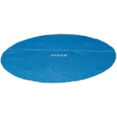 Intex Couverture solaire de piscine Bleu 206 cm Polyéthylène