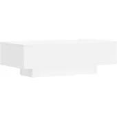 vidaXL - Table basse - 100x49.5x31 - cm - fait main - Bois - noir