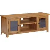 vidaXL Armoire TV 110x35x44 cm chêne massif