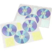 Hama 10 CD-ROM-INDEX-GAINEN TRANSPARENT-WEISS P…