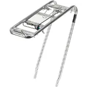 Xlc Porte-bagages carry more chromé, rétro, 26/28', argenté