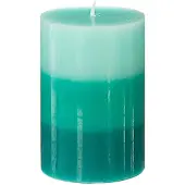 Atmosphera Bougie tricolore parfumée Fleur de Tiaré H 10 cm