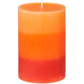 Atmosphera Bougie tricolore parfumée Fruits Exotiques H 10 cm