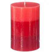 Atmosphera Bougie tricolore parfumée Fruits Rouges H 10 cm