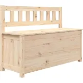vidaXL Banc 110x41x76,5 cm Bois de pin massif