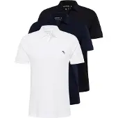 Abercrombie & Fitch T-Shirt bleu / bleu nuit / noir / blanc