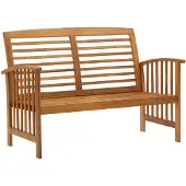 vidaXL Banc de jardin 119 cm bois massif acacia