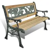 vidaXL Banc de jardin pour enfants 84 cm bois