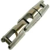 Goldenship Cardan Anchor Connector Swivel Argenté 8 / 10 mm