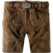 Stockerpoint Pantalon folklorique 'Bertl' pierre