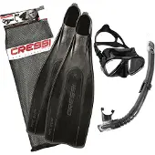 Cressi Pro Star Snorkeling Set Noir EU 41-42