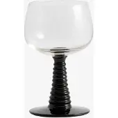 Nordal Verres à vin Gorm noir lot de 4