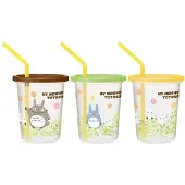 Skater Verre My Neighbor Totoro Cup &amp; Straw Set 3 Set