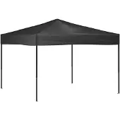 vidaXL Tente de réception pliante anthracite 3x3 m