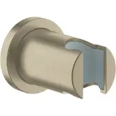 GROHE Support de douche RAINSHOWER n verst rosace ronde nickel brossé