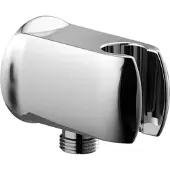 Hansa Coude de raccordement mural, support de douche, chromé