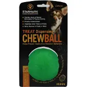 Starmark Balle à friandises Chew Ball pour chien - taille M : environ 7 cm de diamètre