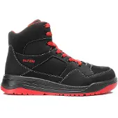 ELTEN Bottes de sécurité à lacets MAVERICK black-red Mid ESD S3, taille 43